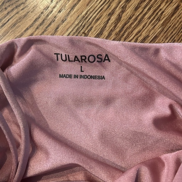 TULAROSA Kal One Piece swimsuit in Metallic Dusty Rose - Picture 6 of 6